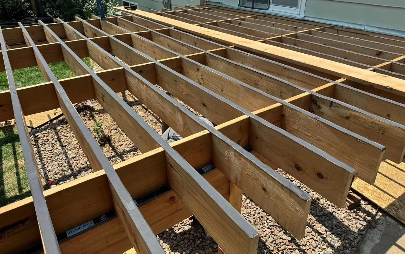 Engineered deck framing